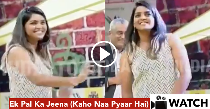 WATCH: Veda Krishnamurthy dancing on a Bollywood song