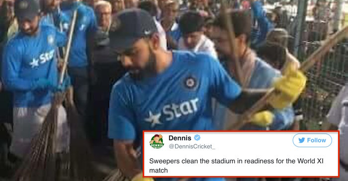 Australian journalist makes fun of Virat Kohli & Co.