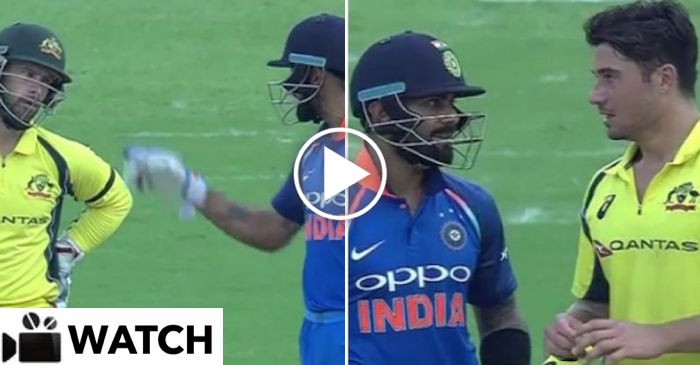 WATCH: War of words between Virat Kohli and Matthew Wade as caught on stump mic