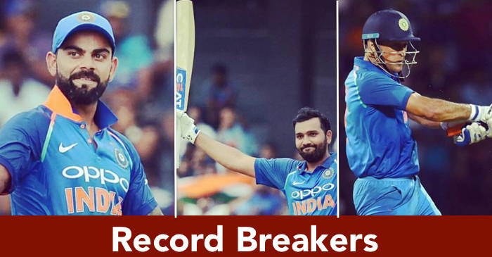 9 records that were broken by Virat Kohli, MS Dhoni and Rohit Sharma in the 4th ODI against Sri Lanka