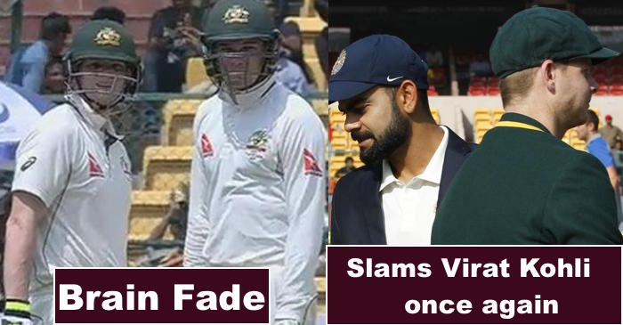 ‘Brain fade’ Steve Smith slams Virat Kohli once again