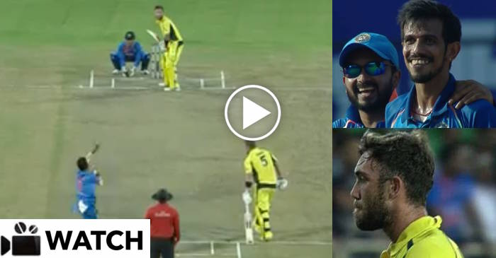 VIDEO: Yuzvendra Chahal dismisses Glenn Maxwell for the fourth consecutive time