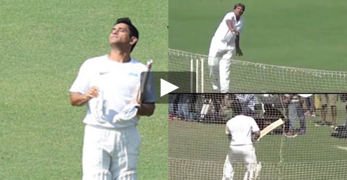 WATCH: Kapil Dev surprises MS Dhoni with a bouncer at Eden Gardens