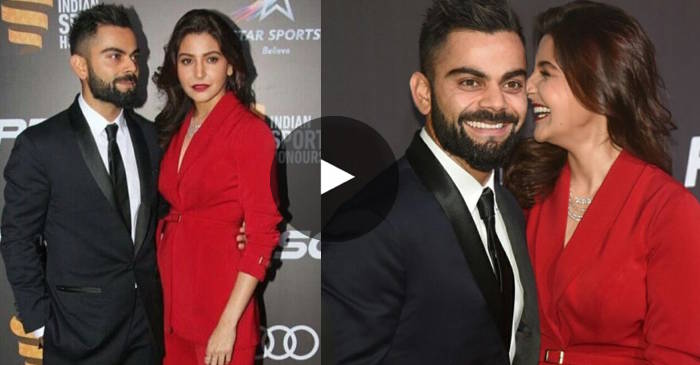 VIDEO: Virat Kohli and Anushka Sharma dazzle at the Indian Sports Honours