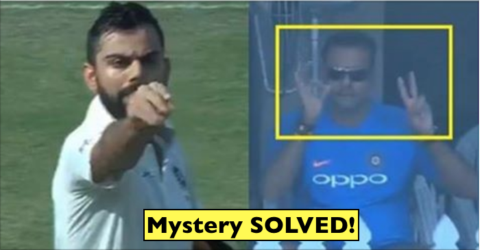 Sign language between Virat Kohli and Ravi Shastri decoded