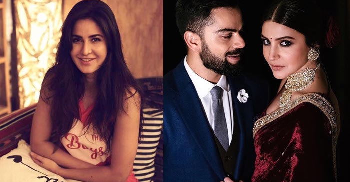 Katrina Kaif wish Anushka Sharma, Virat Kohli on their new innings