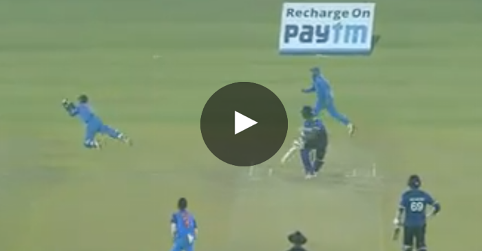 WATCH: MS Dhoni takes a stunning catch to dismiss Thisara Perera