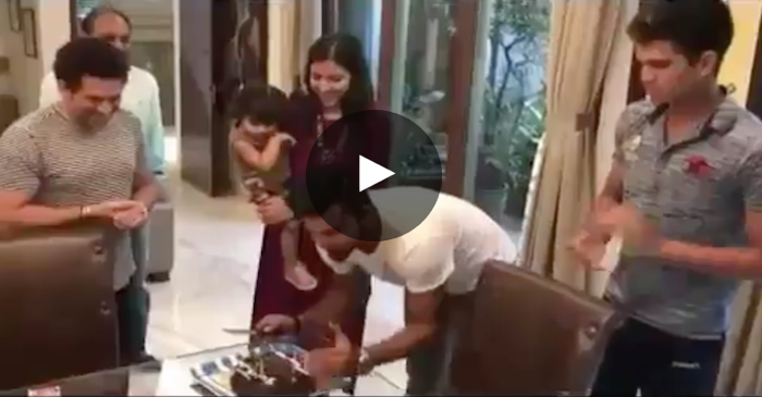 WATCH: Suresh Raina’s birthday celebration with Sachin Tendulkar and family