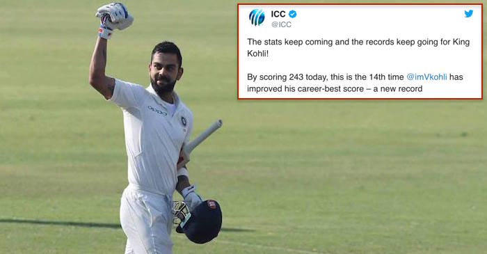 Cricketing world reacts as captain Virat Kohli smashes record 6th double century in Tests