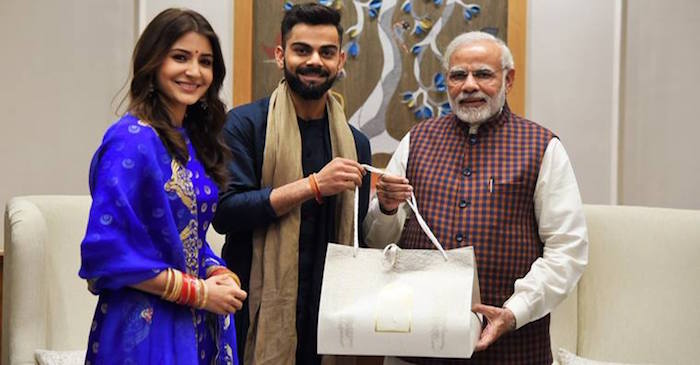 Photos: Virat Kohli, Anushka Sharma meet PM Narendra Modi