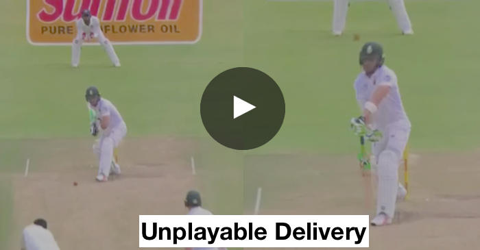 Jasprit Bumrah dismisses Faf du Plessis on an unplayable delivery