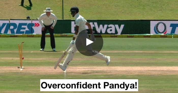 VIDEO: Hardik Pandya’s bizarre run-out on Day 3 of Centurion Test