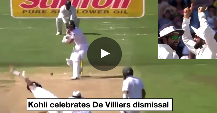 Ishant Sharma dismisses AB de Villiers for 20, Virat Kohli celebrates