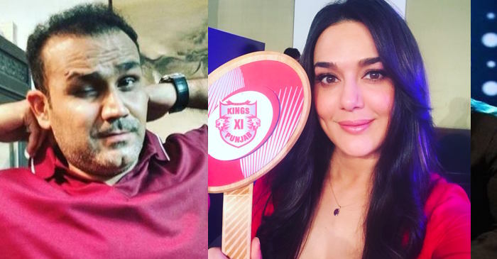 Virender Sehwag hilariously trolls Kings XI Punjab owner Preity Zinta