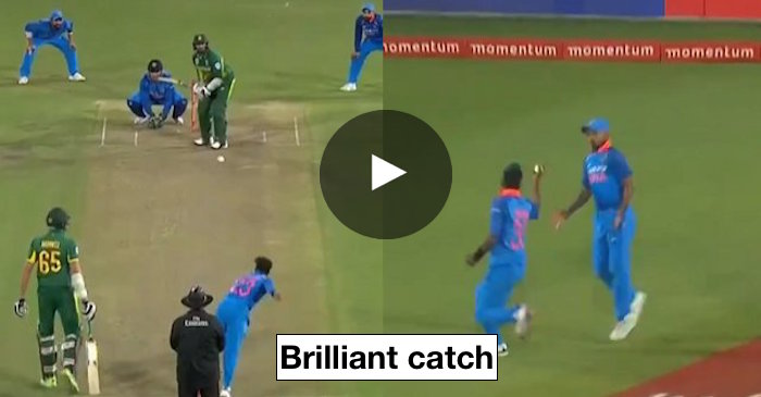 VIDEO: Hardik Pandya’s one-handed stunner to dismiss Tabraiz Shamsi amused everyone