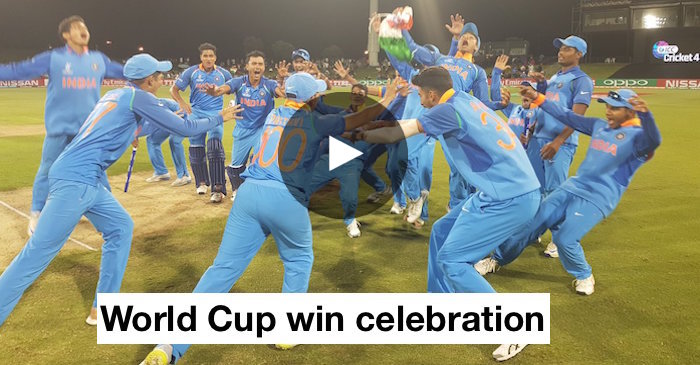 VIDEO: India Under-19 team celebrates the World Cup win in grand fashion