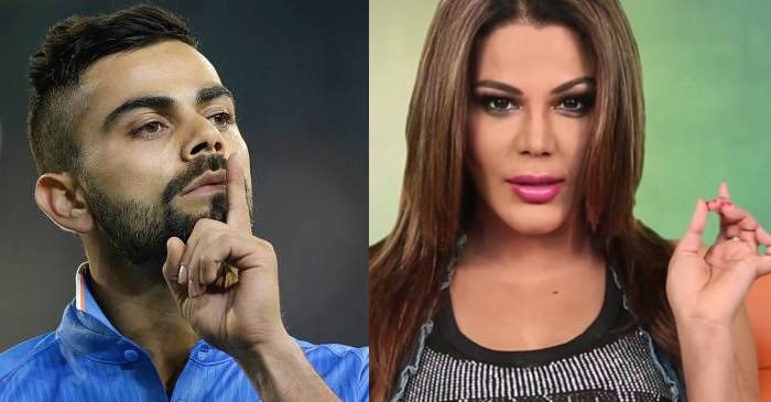 Rakhi Sawant posts a cheesy comment on Virat Kohli’s selfie