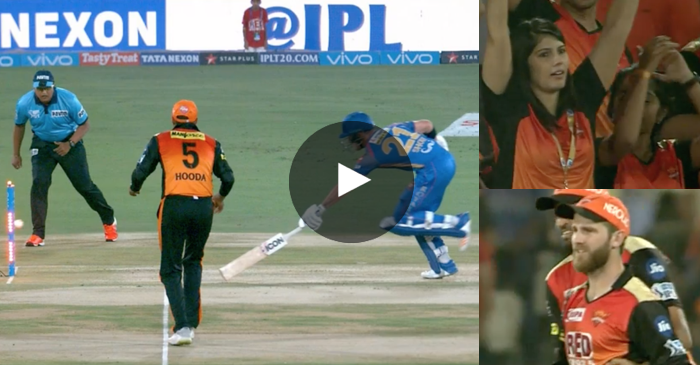 WATCH: Kane Williamson’s rocket throw to run-out D’Arcy Short