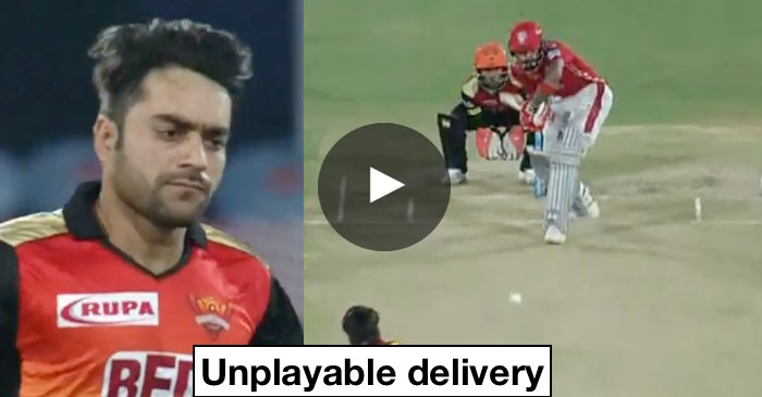 WATCH: Rashid Sharma dismisses KL Rahul on an unplayable delivery