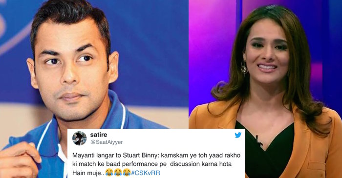 Twitter brutally trolls Stuart Binny for his performance against Chennai Super Kings