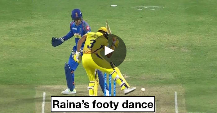 WATCH: Suresh Raina’s footy dance to save his wicket