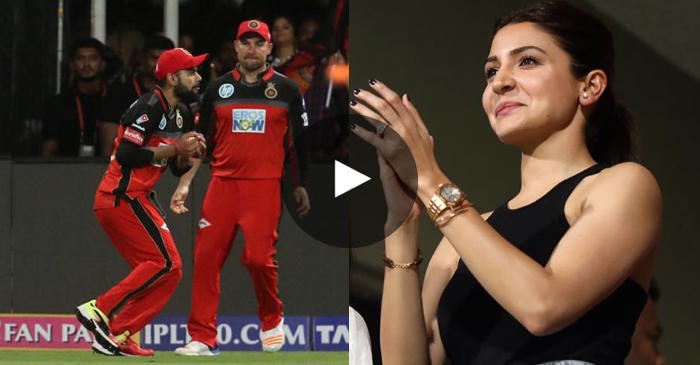 VIDEO: Virat Kohli’s catch leaves Anushka Sharma smiling