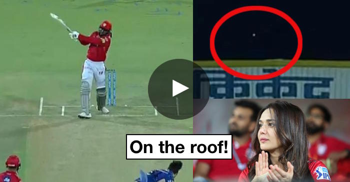 WATCH: Chris Gayle smashes Mitchell McClenaghan onto the roof of Holkar Stadium