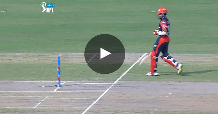 WATCH: Prithvi Shaw loses his head, gets out in a bizarre fashion