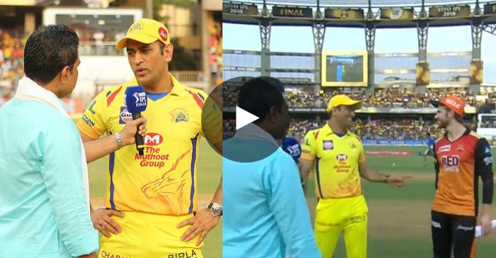 WATCH: MS Dhoni trolls Sanjay Manjrekar during toss at the Wankhede