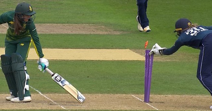 WATCH: Sarah Taylor’s lightning quick stumping to dismiss Sune Luus