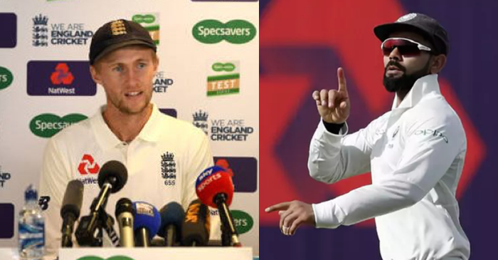 Joe Root reacts to Virat Kohli mocking his mic-drop celebration at Edgbaston