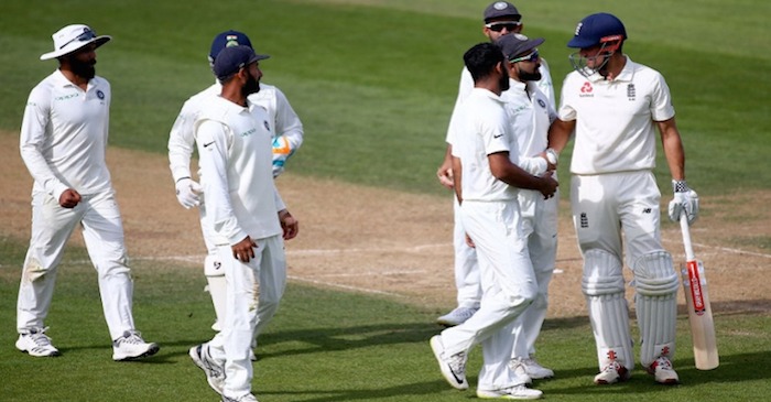 WATCH: Alastair Cook walks back to pavilion for last time; Indian players congratulates him