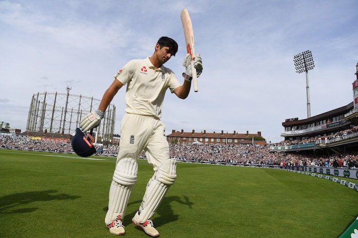 Alastair Cook final walk in a Test match