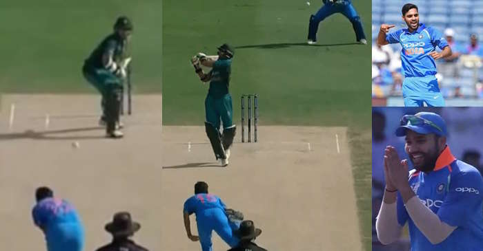 WATCH: Bhuvneshwar Kumar dismisses Imam ul Haq and Farkhar Zaman cheaply