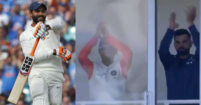 WATCH: Ravindra Jadeja enthrals the audience at Kennington Oval with his sword celebration