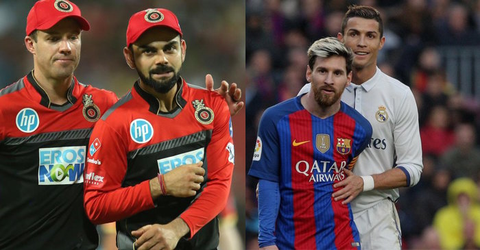 “Kohli’s Ronaldo, me Messi” : AB de Villiers on his relationship with Virat Kohli