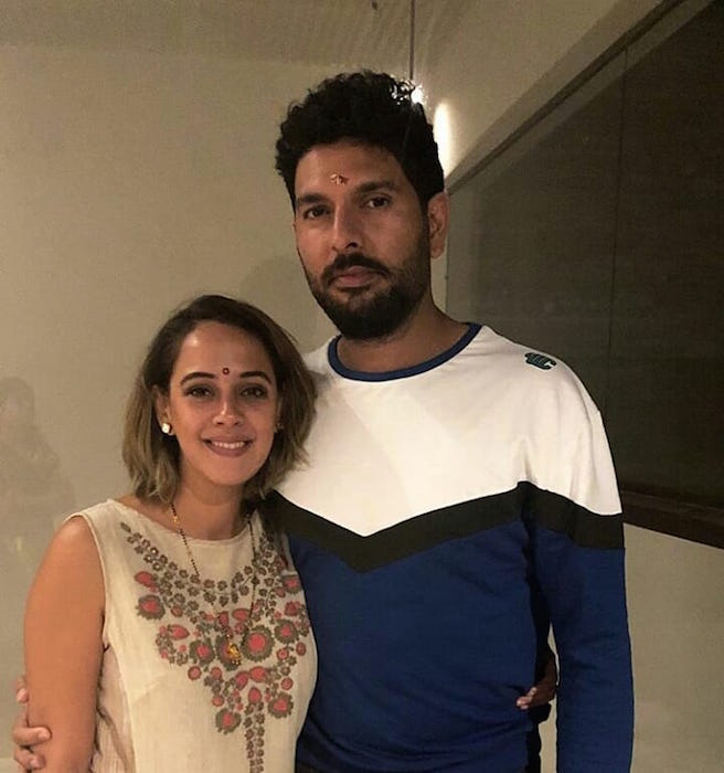 Hazel Keech, Yuvraj Singh