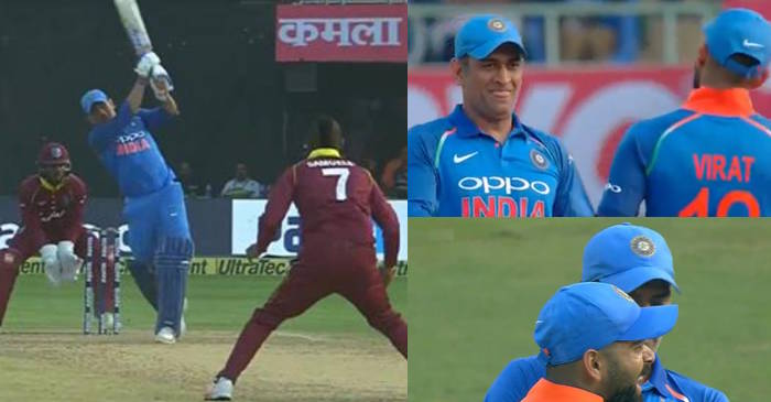 WATCH: MS Dhoni’s unique reaction after launching the ball into the sky