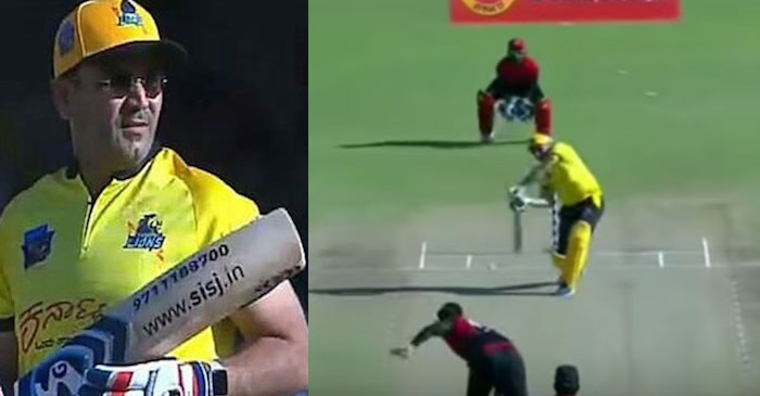 WATCH: Virender Sehwag smashes opposition bowlers out of the park in a 10-over tournament