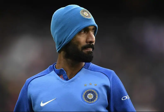 Dinesh Karthik beanie