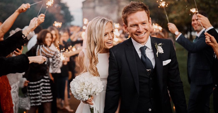 Eoin Morgan ties knot with his longtime girlfriend Tara Ridgway in the UK