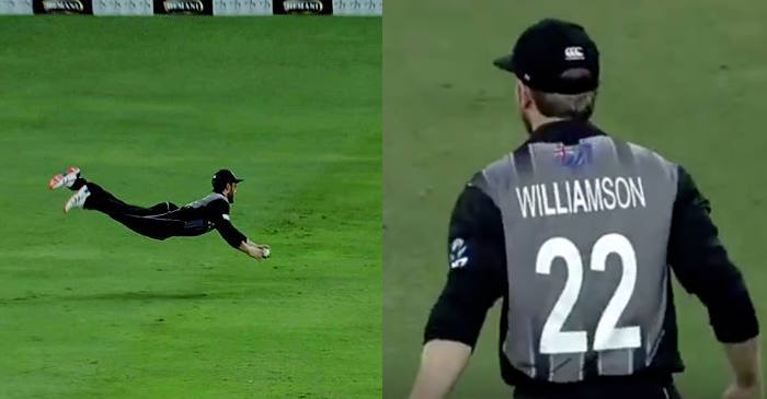 WATCH: Kane Williamson takes a one-handed blinder to dismiss Fakhar Zaman