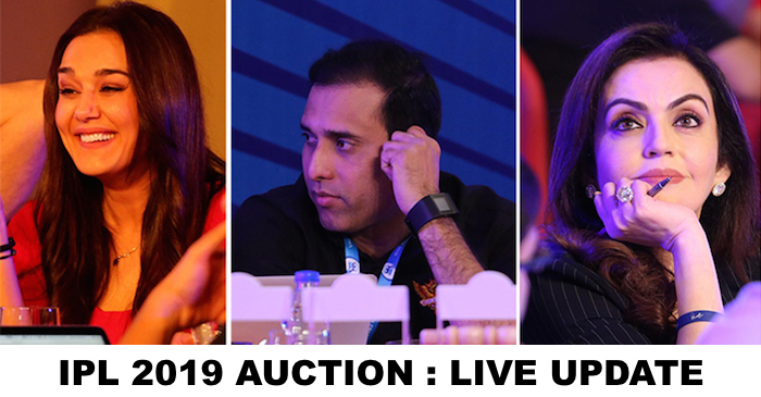 IPL Auction 2019 LIVE Updates