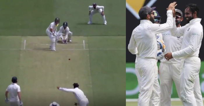 WATCH: Hanuma Vihari removes Marcus Harris with a surprise delivery