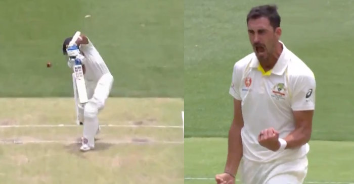 WATCH: Mitchell Starc breaks Murali Vijay’s timber with a sharp inswinger