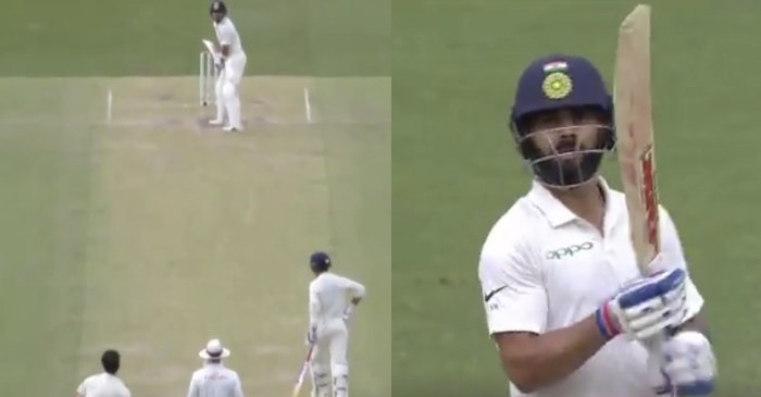 WATCH: Virat Kohli plays a glorious extra cover drive off Pat Cummins