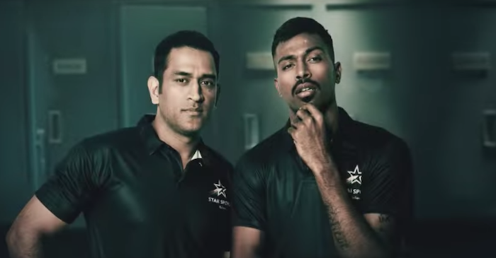 MS Dhoni welcomes Hardik Pandya to a new team