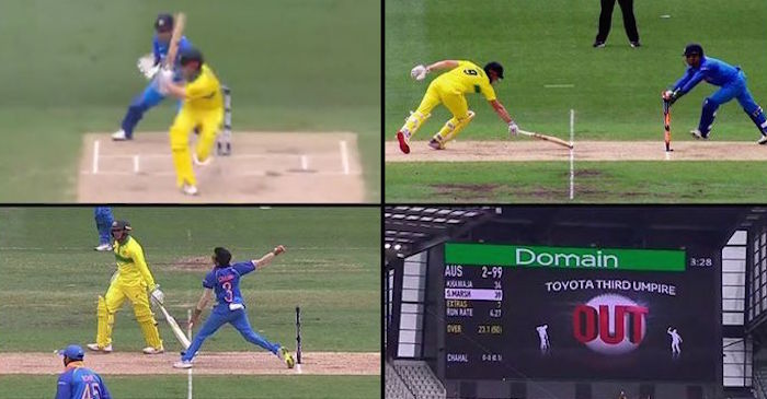 WATCH: Yuzvendra Chahal, MS Dhoni bonds together to dismiss Shaun Marsh