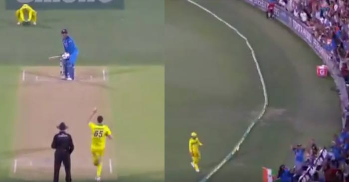 WATCH: India veteran MS Dhoni finishes off in style at the Adelaide Oval