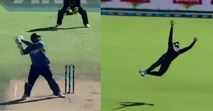 WATCH: Martin Guptill takes a screamer to dismiss Thisara Perera